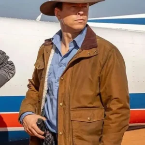 Todd Lasance NCIS Sydney Brown Cotton Jacket