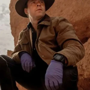 Todd Lasance NCIS Sydney Brown Cotton Jacket