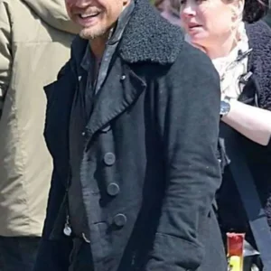 Tom Hardy Taboo Black Trench Coat Front Look