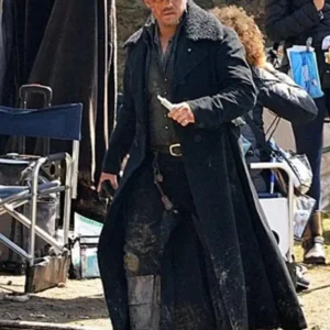 Tom Hardy Taboo Black Trench Coat Front Look