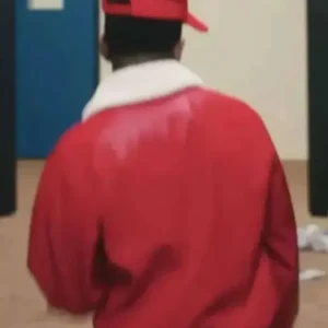 Tyler The Creator Stop Playing With Me Leather Jacket Back Look