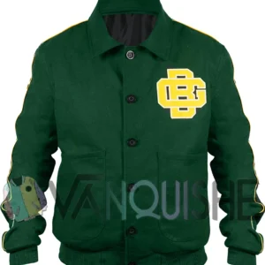 Varsity 1952 Green Bay Packers Green Wool Jacket front van