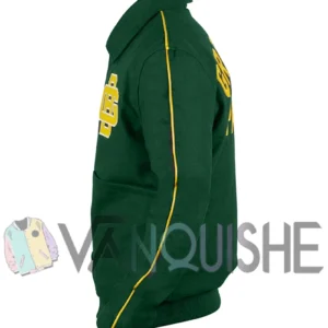 Varsity 1952 Green Bay Packers Green Wool Jacket left van