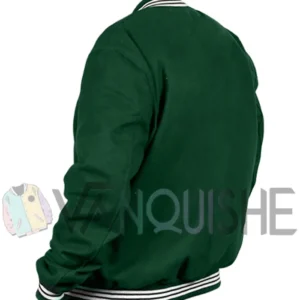 Varsity 1960 Philadelphia Eagles Green Wool Jacket Back Look