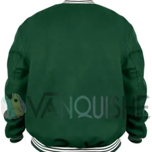 Varsity 1960 Philadelphia Eagles Green Wool Jacket Back Look