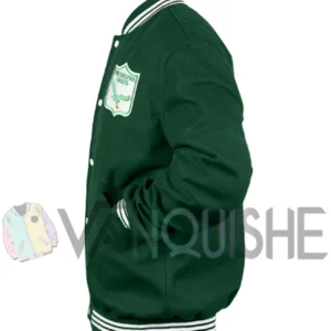 Varsity 1960 Philadelphia Eagles Green Wool Jacket Front Look