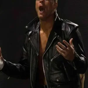 WWE Cody Rhodes US Leather Jacket Front Look