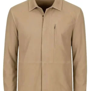 Wade Grey The Rookie Suede Jacket Front Look