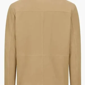 Wade Grey The Rookie Suede Jacket Back Look