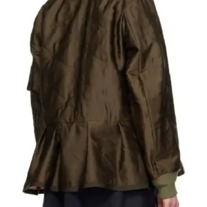 Watson S2 Eve Harlow Satin Jacket Back Look