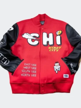 Wedding Cake Chicago Windy City Varsity Jacket Front Look