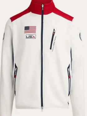 Winter Olympics Team USA 2026 Track Jacket Front Look