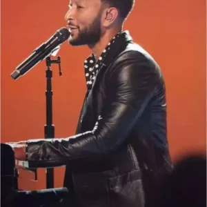 Word and Music John Legend Black Blazer Front Look
