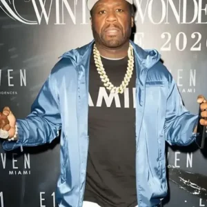 50 Cent New Year’s Eve Blue Jacket