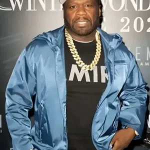 50 Cent New Year’s Eve Blue Jacket