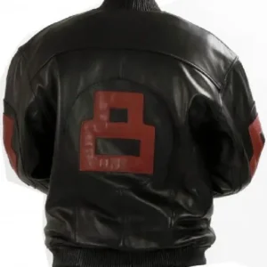 8 Ball Black Leather Jacket