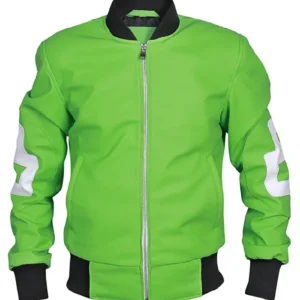8 Ball Green Bomber Jacket