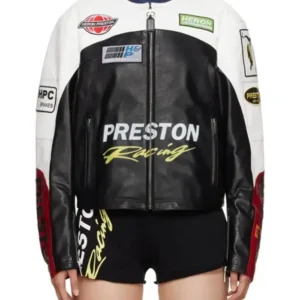 8 Ball Preston Leather Jacket Front