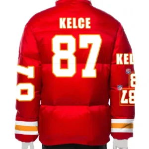 87 Taylor Swift Travis Kelce Puffer Jacket