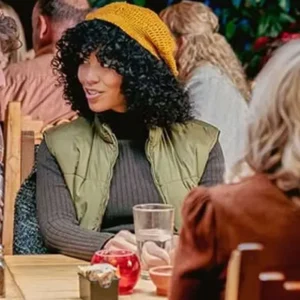 Alexis Zollicoffer Love in the Clouds Green Vest Front Look