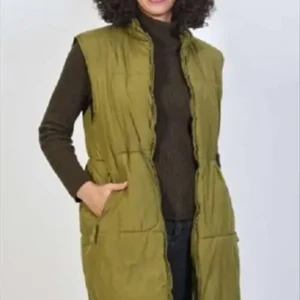 Alexis Zollicoffer Love in the Clouds Green Vest Front Look