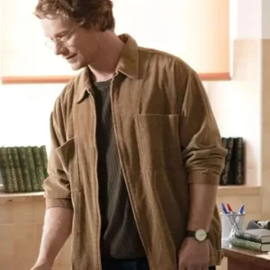 Alfie Allen Girl Taken Brown Jacket Front Look
