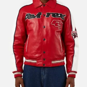 All Star Red Leather Jacket