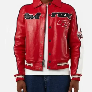 All Star Red Leather Jacket