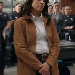 Alyssa Diaz The Rookie S08 Suede Leather Jacket