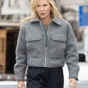 Amanda Rollins Law and Order SVU S27 Grey Wool Jacket