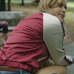 Amma Crellin Sharp Objects Varsity Jacket Front Look