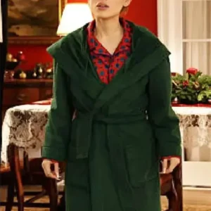 Ariana Grande Saturday Night Live S51 Green Coat Front Look