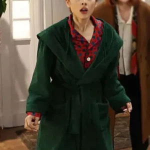 Ariana Grande Saturday Night Live S51 Green Coat Front Look