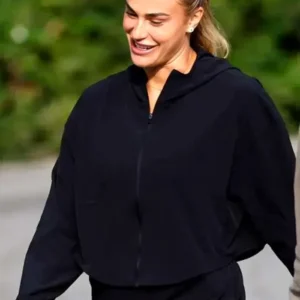 Aryna Sabalenka Battle Of The Sexes Black Hoodie Front Look