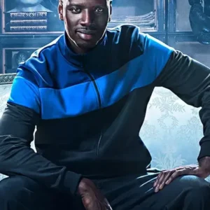 Assane Lupin S03 Track Jacket Front Look