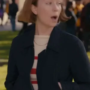 Ava Daniels Hacks S03 Black Jacket Front Look