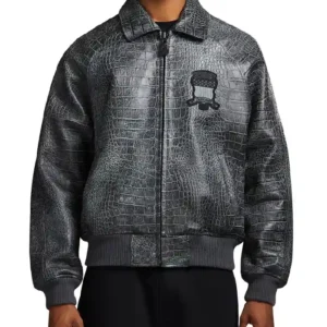 Avirex Distressed Croc Icon Jacket