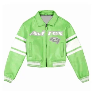 Avirex N4 Cropped Leather Jacket