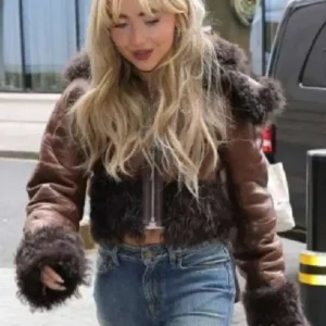 BBC Radio 1 Sabrina Carpenter Leather Jacket