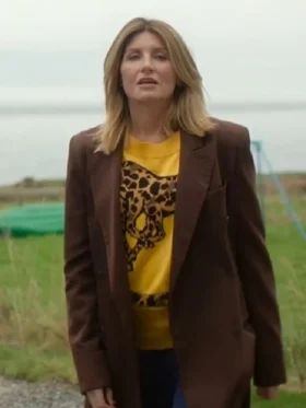 Bad Sisters Sharon Horgan Brown Wool Coat