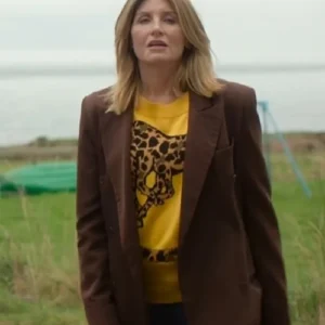 Bad Sisters Sharon Horgan Brown Wool Coat