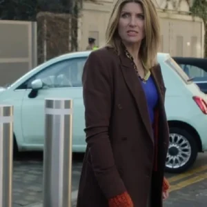 Bad Sisters Sharon Horgan Brown Wool Coat