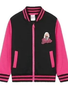 Barbie Pink Varsity Jacket