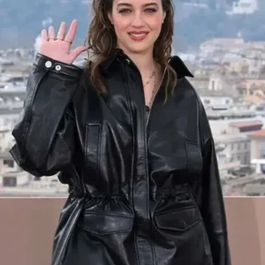 Beatrice Grannò Black Leather Jacket