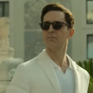 Berlin Pedro Alonso White Blazer