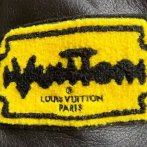 Black and Yellow Louis Vuitton Varsity Jacket
