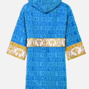 Blue Versace Robe Back look