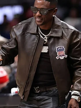 Boosie Badazz Chicago Bulls v Atlanta Hawks Leather Jacket