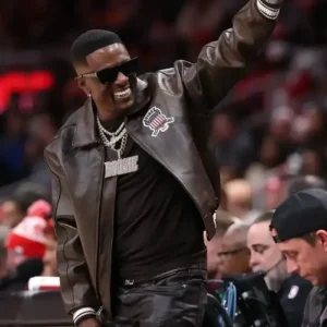 Boosie Badazz Chicago Bulls v Atlanta Hawks Leather Jacket