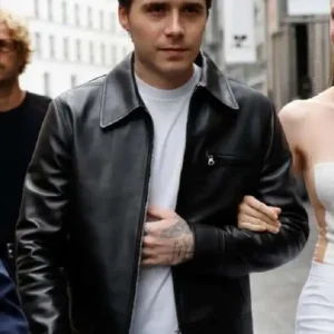 Brooklyn Beckham PFW Black Jacket